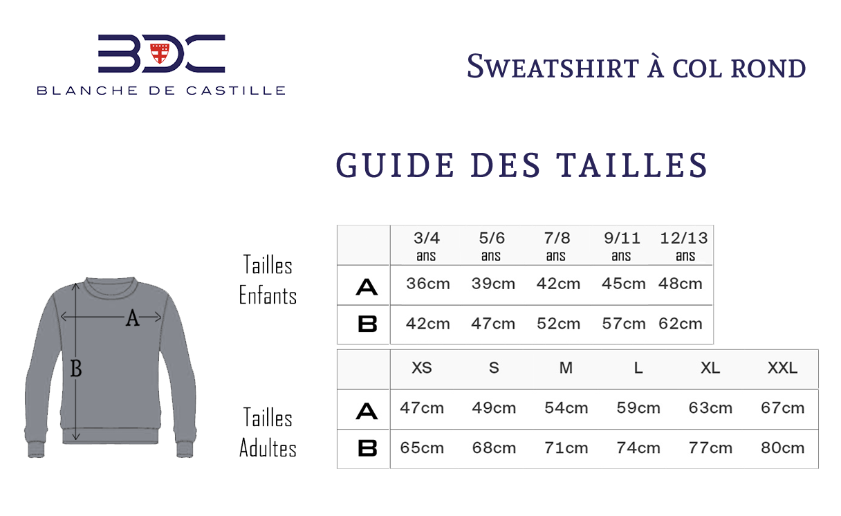 Sweat col rond bordeaux en coton organique – Broderie Cœur et Dos